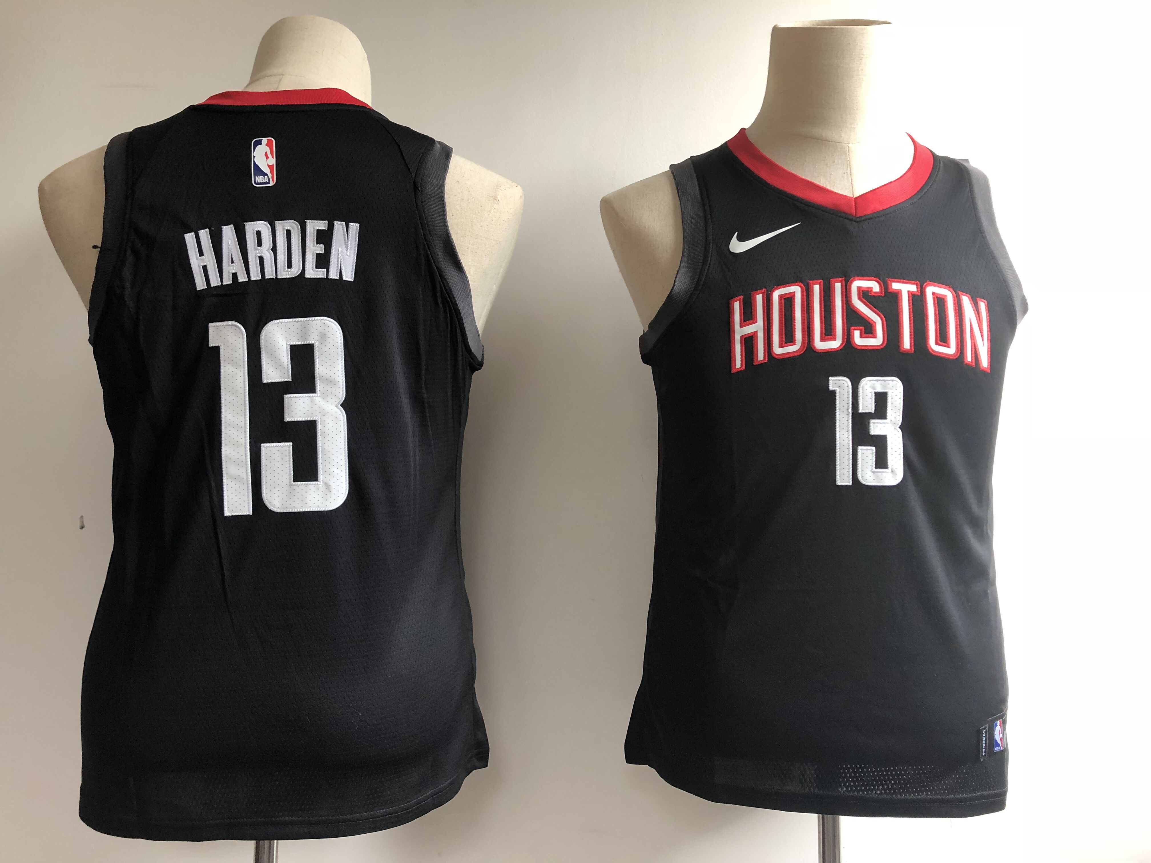 Youth Houston Rockets 13 Harden black NBA Nike Jerseys